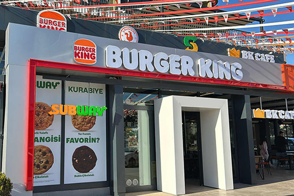 Burger King'in restoranı Mersin Yenişehir'de açıldı