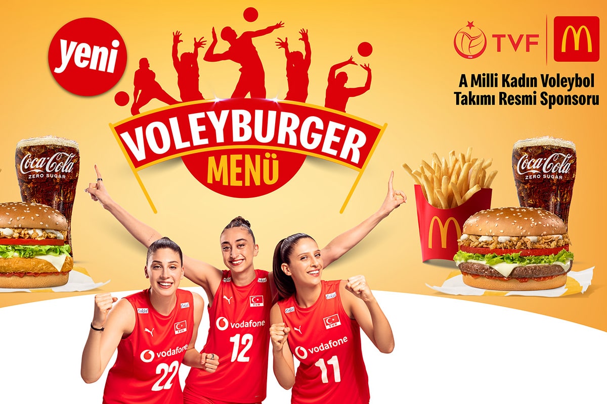 Filenin Sultanları’nın Tercihiyle  McDonald's Türkiye’den Voleyburger