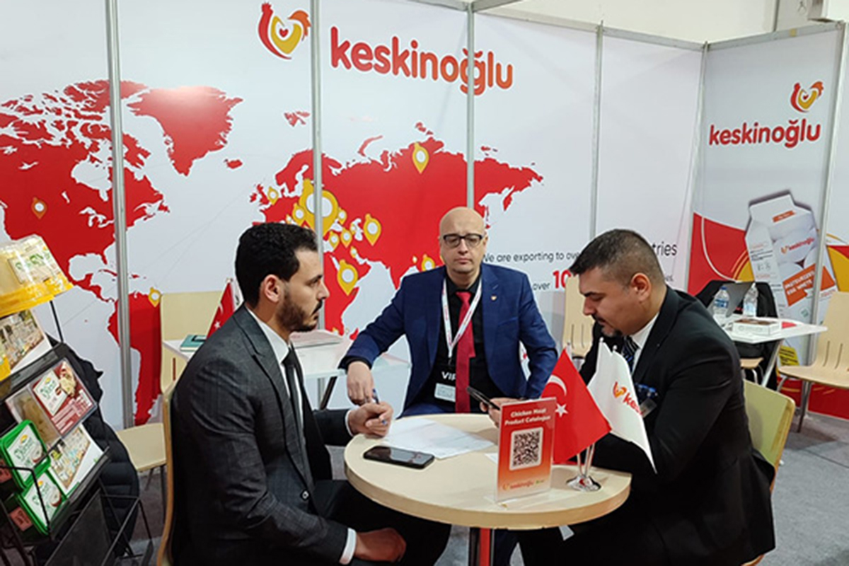 Keskinoğlu Ar-Ge Merkezi'nde geliştirilen ürünler LibyaFood Expo'da tanıtıldı