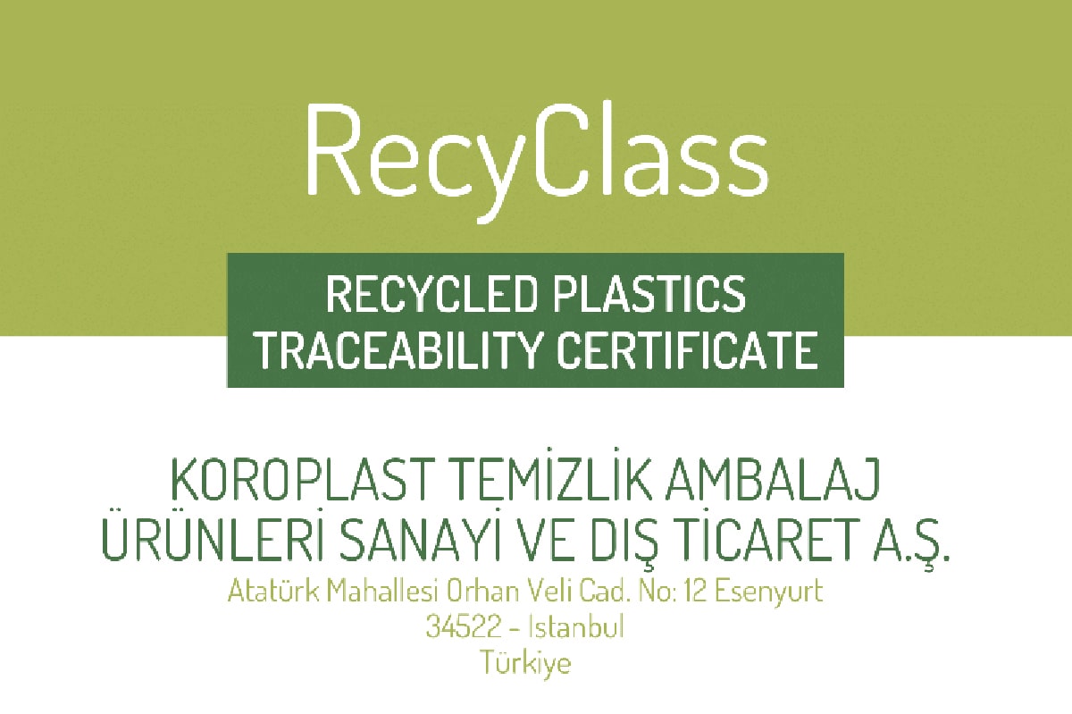 Koroplast, RecyClass Traceability Sertifikası Aldı