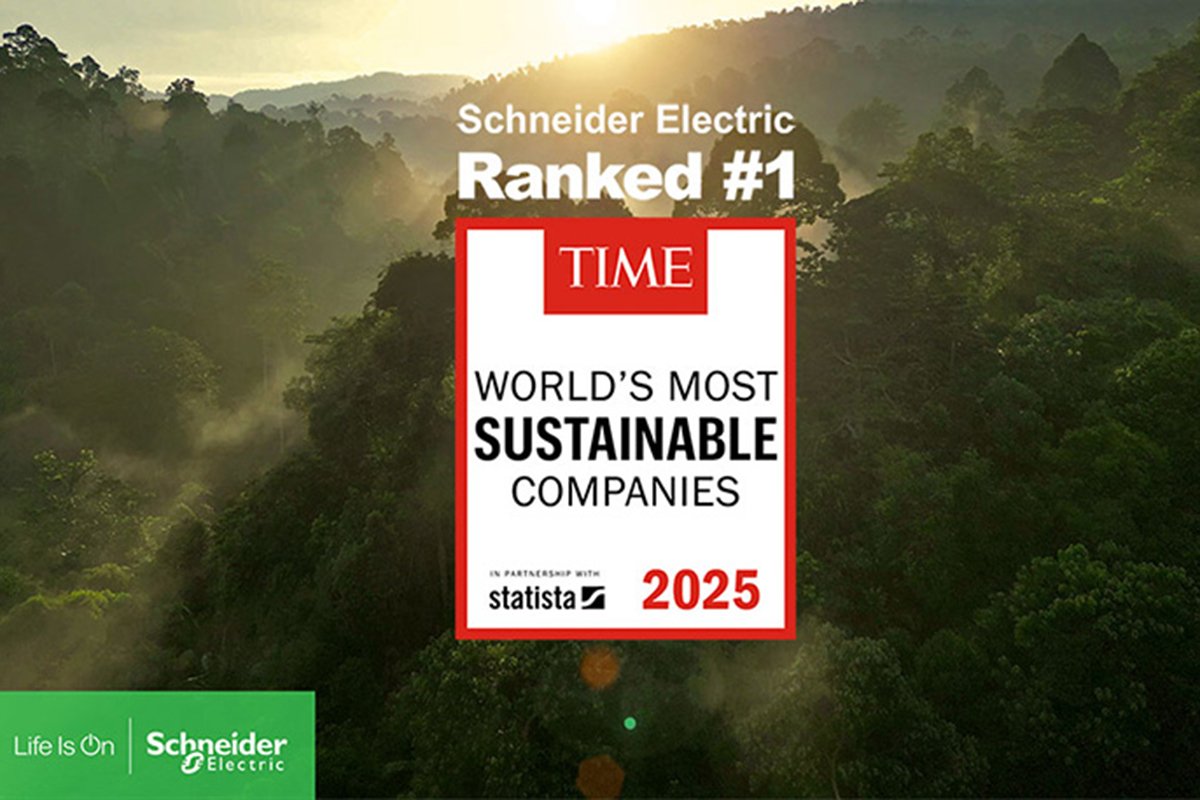 Schneider Electric, dünyanın en sürdürülebilir şirketi seçildi