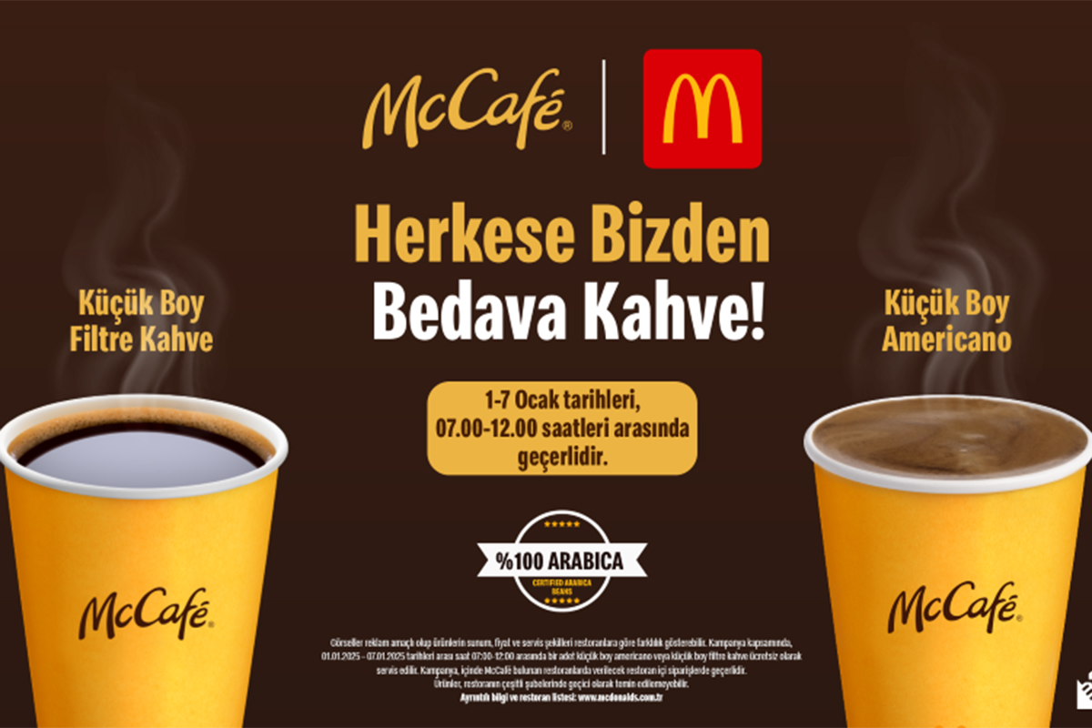 Yeni Yılın İlk Kahveleri McDonald’s Türkiye’den!